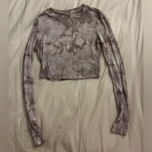 GARAGE TIE DYE LONG SLEEVE TOP